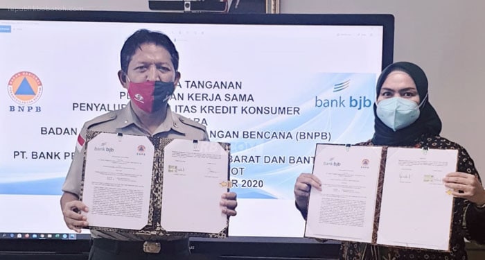 Ekspansi Kredit Konsumer, bank bjb Jalin Kerja Sama dengan BNPB