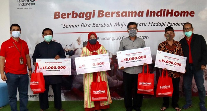 IndiHome Peduli Masyarakat Terdampak Pandemi Melalui “Berbagi Bersama IndiHome”