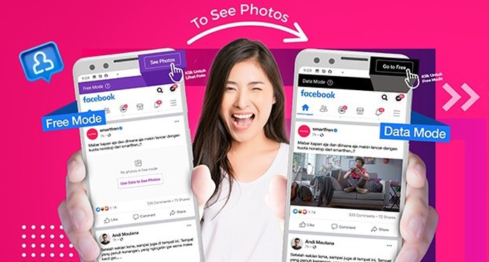 Wow, Pelanggan Smartfren Bisa Akses Facebook Walau Tak Punya Kuota Internet
