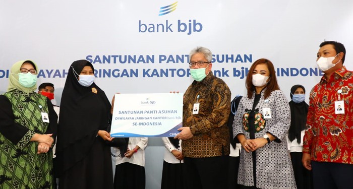 Tandamata di Tengah Pandemi, bank bjb Salurkan Bantuan Kemanusiaan ke Panti Yatim