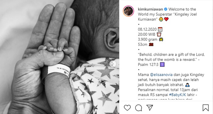 Kim Kurniawan Ungkapkan Kebahagiannya Kini Sudah Menjadi Ayah
