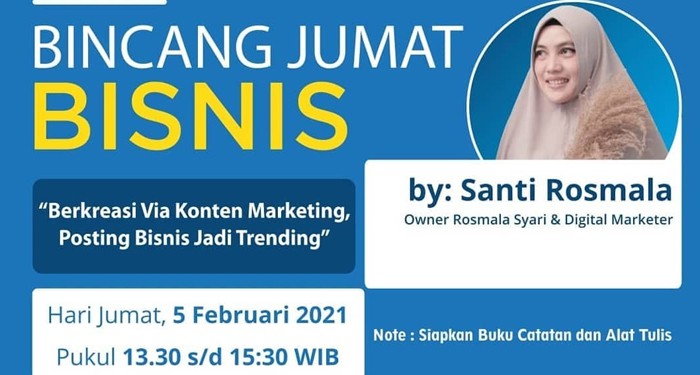 Jualan Laris Bermodal Konten Trending, Yuk Ikuti Webinarnya!