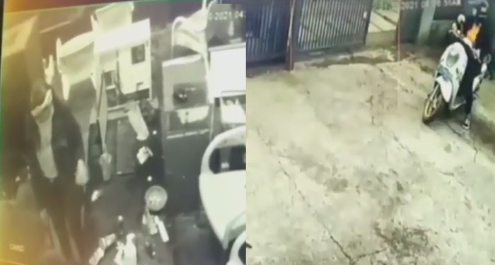 Waduh, Cewek Cantik Terekam CCTV Curi Sepeda Motor di Warnet Soreang Kab Bandung