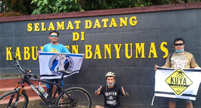 UPDATE #GOWES1403 KM: Dua Bobotoh Pesepeda Sudah Sampai di Kabupaten Kebumen