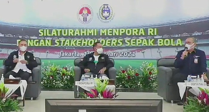 Ini Hasil Pertemuan Menpora, PSSI, LIB serta Perwakilan Klub dan Suporter, Liga 1 2021 Digelar Setelah Idul Fitri