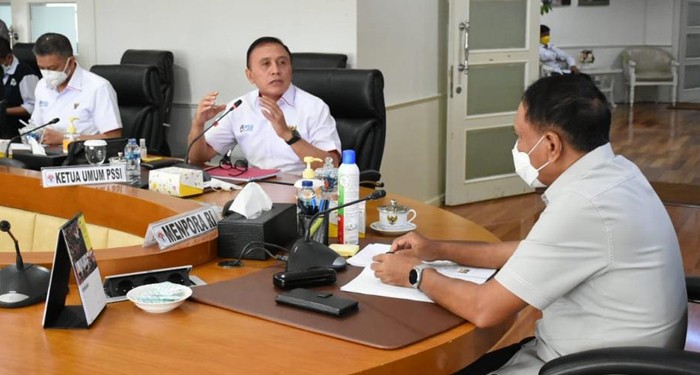 Temui Menpora, PSSI Bahas Kompetisi dan Agenda Timnas, Ini Hasilnya