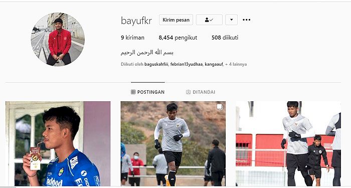 Efek Jadi Pemain Persib, Followers Bayu Fiqri Meroket: Dapat Komen dan DM Berbahasa Sunda