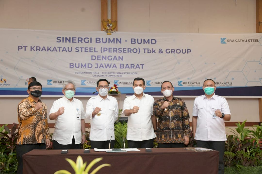 Sinergi Tiga BUMD Jabar dan PT Krakatau Steel Diharapkan Dorong Pemulihan Ekonomi