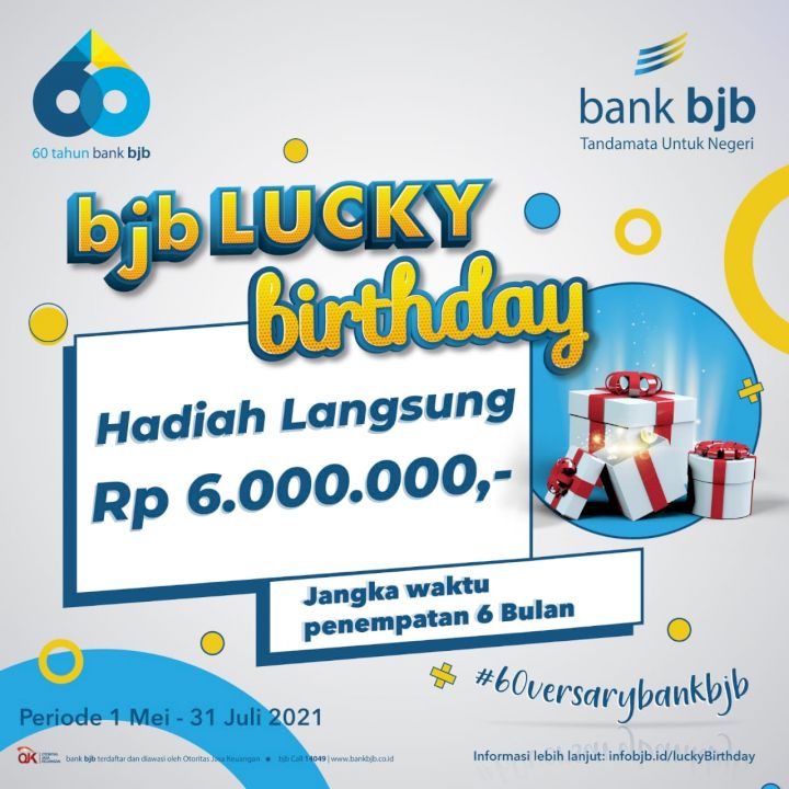 Peringati HUT ke 60, bank bjb Gelar Program Promo Berhadiah Jutaan Rupiah