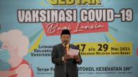 Wagub Jabar Dampingi Menkes Luncurkan Gebyar Vaksinasi Covid-19 bagi Lansia
