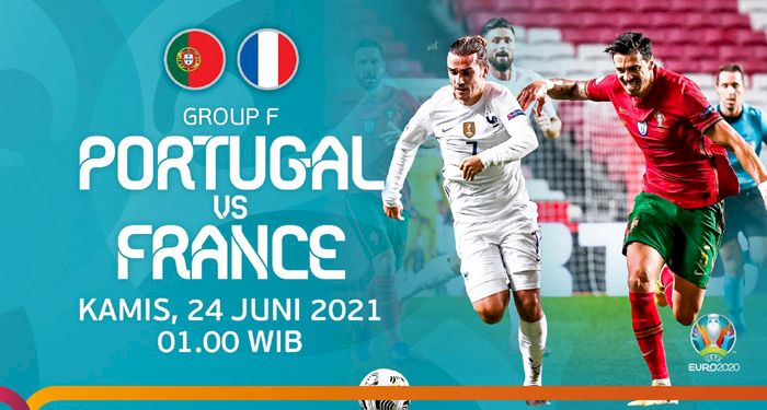 Cara Nonton Live Streaming Euro 2020 Prancis vs Portugal Tayang Kamis Dini Hari Nanti