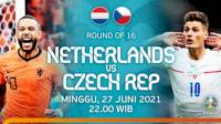 Taklukan Belanda 2-0, Republik Ceko Hadapi Denmark di Babak 8 Besar Euro 2020