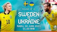 SEDANG BERLANGSUNG Swedia vs Ukraina 16 Besar Euro 2020, Link Live Streaming Ada di Sini