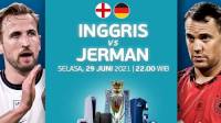 SEDANG BERLANGSUNG Inggris vs Jerman 16 Besar Euro 2020, Berikut Cara Nonton Live Streaming