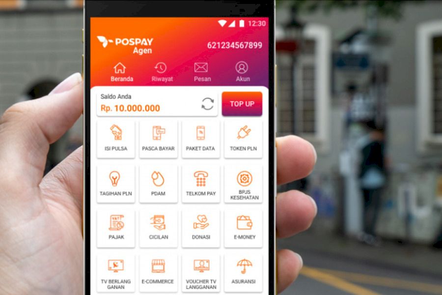 PT Pos Indonesia Perkenalkan Aplikasi Pospay Agen