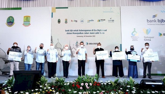  Dukung Peningkatan Ekonomi Desa, Bank Bjb Luncurkan Program Digital di Karawang