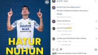 Esteban Vizcarra Tanggalkan Jersey Maung Bandung, Persib: Hatur Nuhun @este_vizcarra