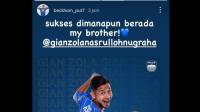 Doa Beckham Putra untuk Gian Zola setelah Terdepak dari Persib
