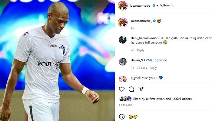Bruno Cantanhede Posting Foto saat Berjersey Klub Israel, Netizen: Gak Usah Galau