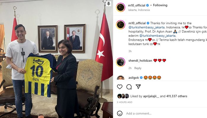 Bukan RANS Cilegon FC, Ini Klub Indonesia yang Ingin Dibela Mesut Ozil