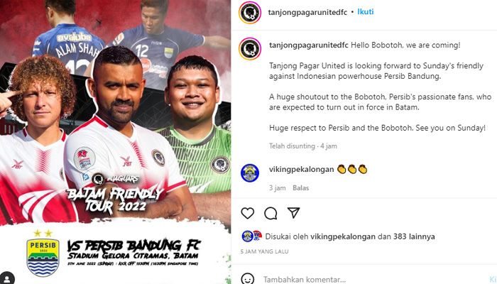 Hadapi Persib, Tanjong Pagar United Andalkan 'David Luiz'