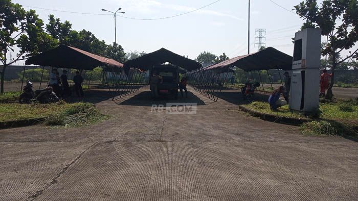 Puluhan Tenda Besar dan Dapur Umum Disiapkan untuk Suporter Tim Tamu di Area GBLA