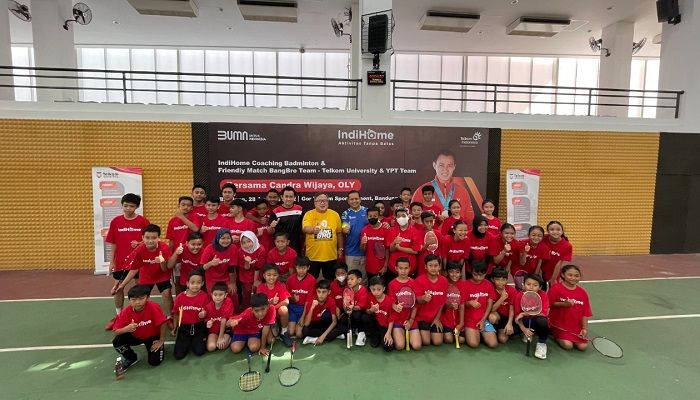 Dukung Pembinaan Bulu Tangkis Nasional, IndiHome Gelar Pelatihan Bersama Candra Wijaya di Bandung
