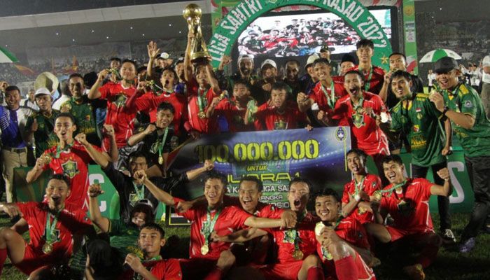 Tim Jawa Barat I Ponpes Salafiyah Al-Faalah Boyong Piala KASAD di Liga Santri 2022