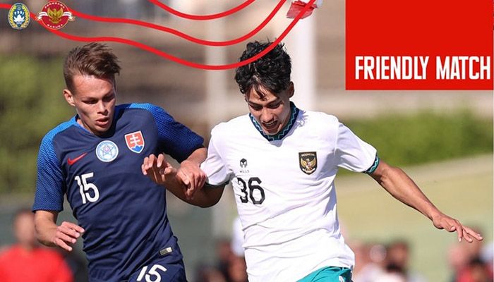 Timnas Indonesia U-20 Telan Kekalahan Dari Slovakia Pada Laga Uji Coba