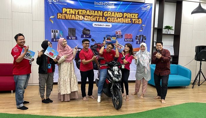Apresiasi Sobat Indihome, Telkom Jawa Barat Gelar Reward Digital Channel TR3