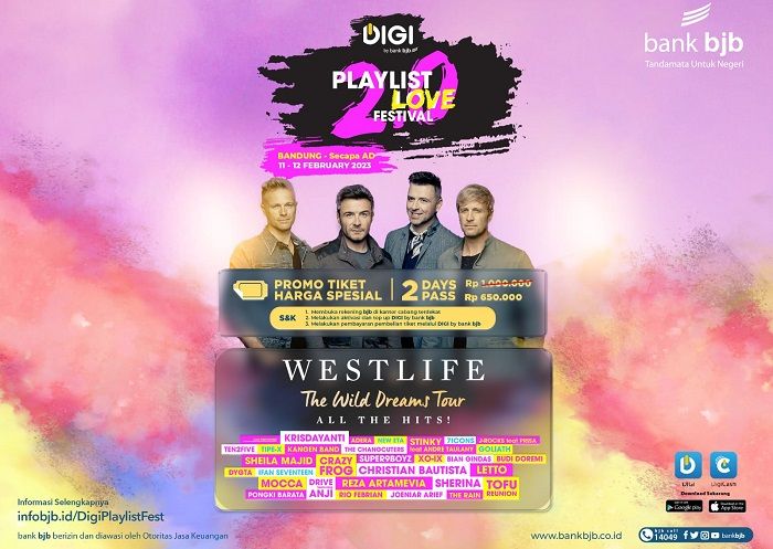 Ikuti Promo Tiket Murah DIGI Playlist Love Festival 2.0 di bank bjb