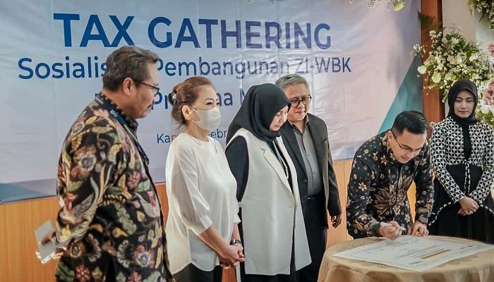 Gelar Tax Gathering, KPP Pratama Majalaya Canangkan Zona Integritas Wilayah Bebas Korupsi 