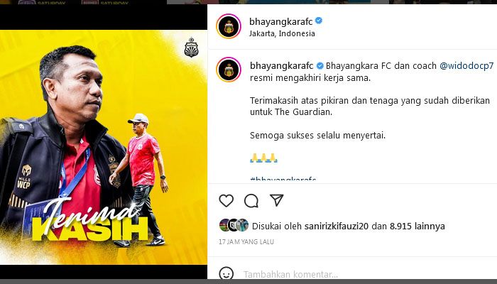 Widodo Cahyono Putro Korban Terbaru Kerasnya Persaingan Liga 1