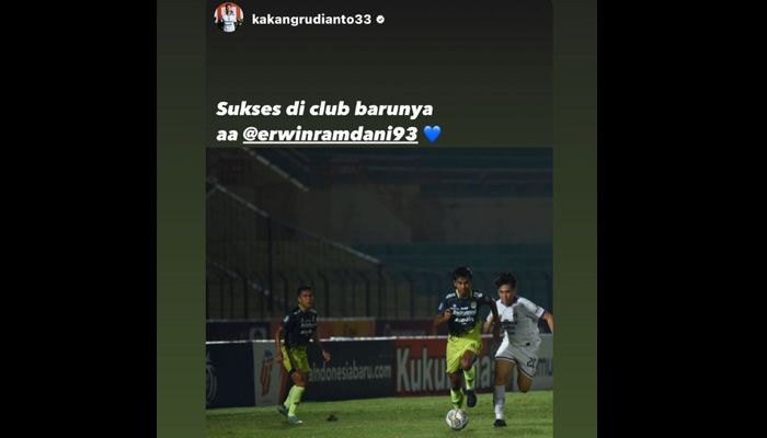 Terdepak, Erwin Ramdani Dapat Support dari Para Pemain Persib