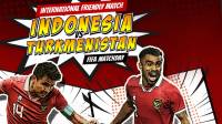 Sedang Tayang Live Streaming Indonesia vs Turkmenistan di RCTI dan Vision Plus