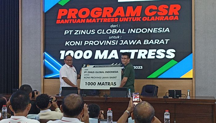 KONI Jawa Barat Terima Bantuan Matras
