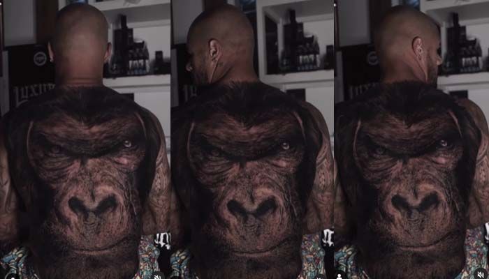 Menguak Makna di Balik Tato King Kong di Tubuh David Da Silva