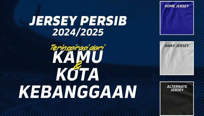 Persib Resmi Rilis Jersey Terbaru dan Spesial, Begini Penampakannya