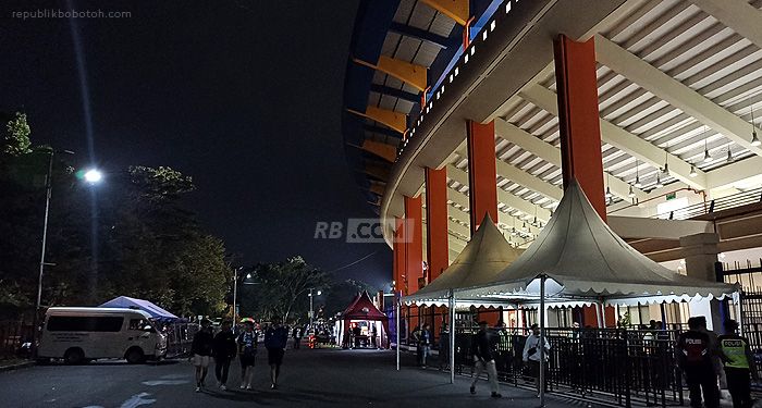 Begini Suasana di Stadion Jalak Harupat Jelang Kick Off Persib vs Bhayangkara FC