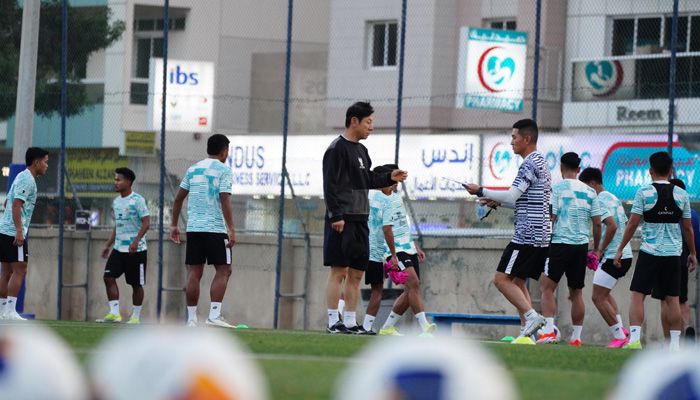 Shin Tae-yong Beberkan Kondisi Pemain Timnas U-23 Usai Jalani Latihan Perdana di Dubai
