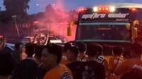 Viral Video Bus Tim Madura United Dilempari Suporter, Borneo FC Buka Suara