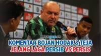 [VIDEO] Preskon Bojan Hodak dan Teja Paku Alam Jelang Laga Persib Vs Persis