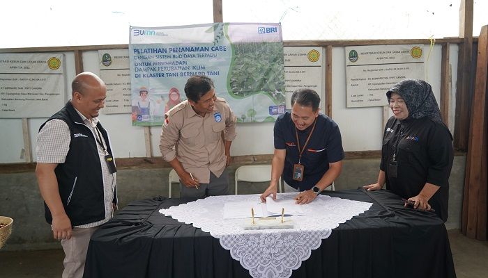 BRI Regional Office Bandung Salurkan Bantuan untuk Klaster Unggulan Hortikultura di Bandung dan Garut