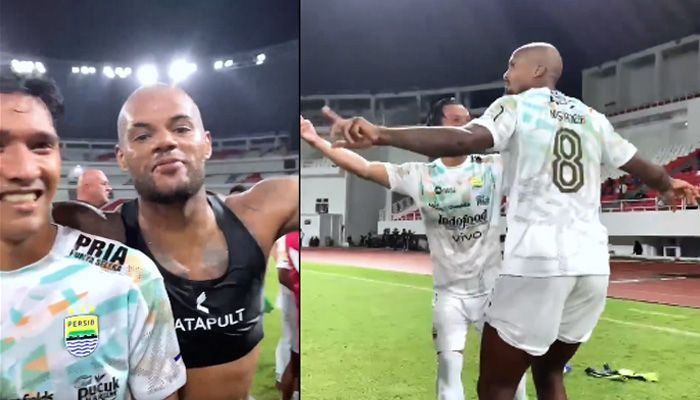 David da Silva Ucap Alhamdulillah, Gervane Kastaneer Jaipongan Usai Persib Taklukkan PSIS