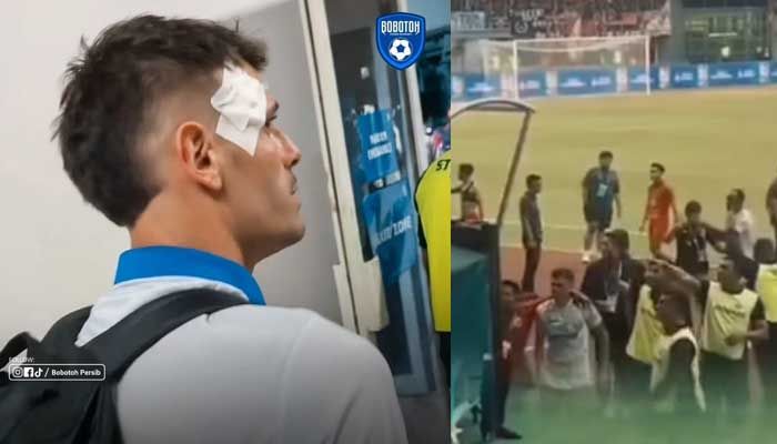 Persib Akan Laporkan Insiden Pelemparan yang Melukai Tyronne del Pino 