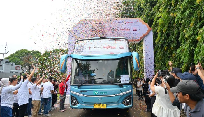 Indibiz Berangkatkan 200 Orang di Mudik Aman Sampai Tujuan Bersama BUMN 2025