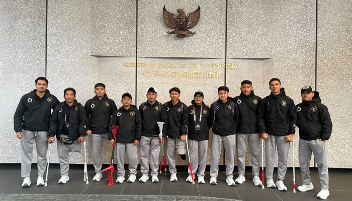 Jelang International Challenge Cup 2026, KBRI Tokyo Sambut Timnas Sepak Bola Amputasi Indonesia