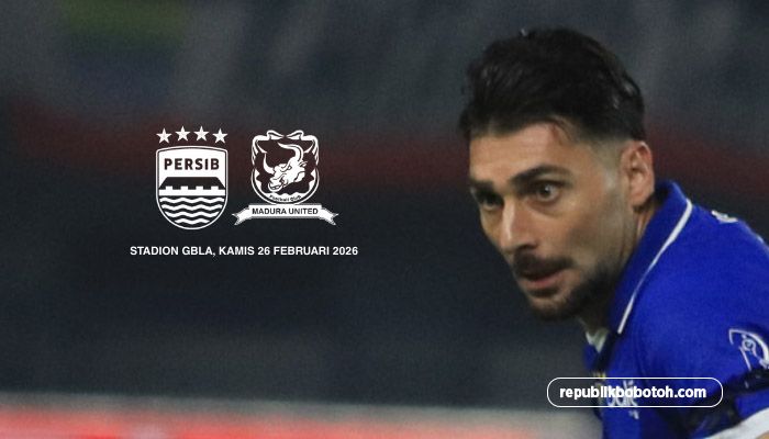 Link Live Streaming Persib vs Madura United, Kick Off 20.30 WIB