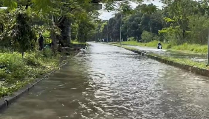 Jelang Persib vs Bali United, Akses ke GBLA Tergenang Air