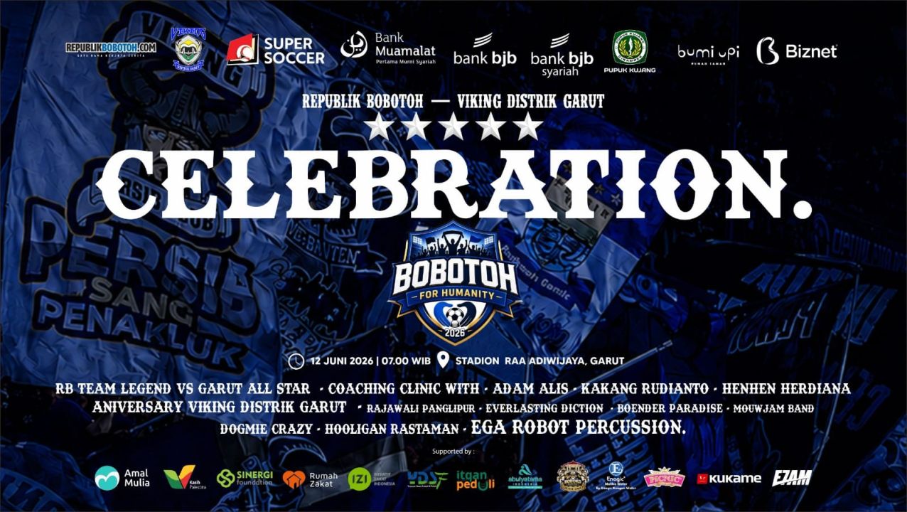 Bobotoh For Humanity 2026: Bobotoh Kolaborasi dengan Pemain dan Legenda Persib Galang Dana Kemanusiaan